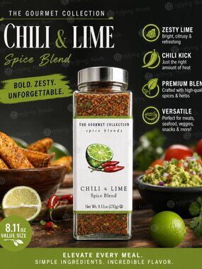 The Gourmet Collection Chili & Lime Seasoning Spice Blend 8.11 oz